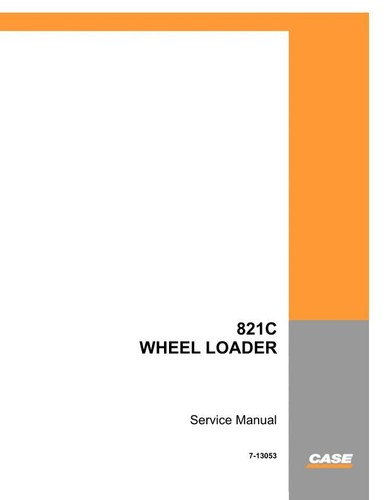 Case 821c wheel loader - 821c,