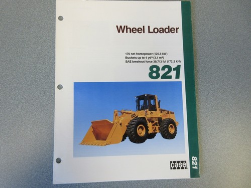 Case 821 wheel - 821, brochure