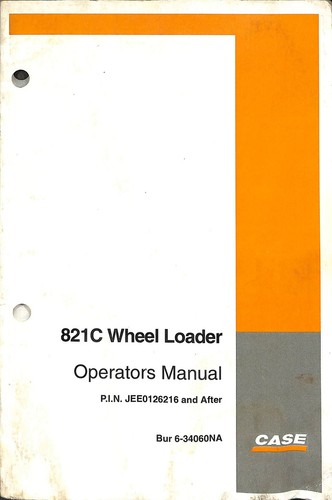Case 821c wheel loader - case,