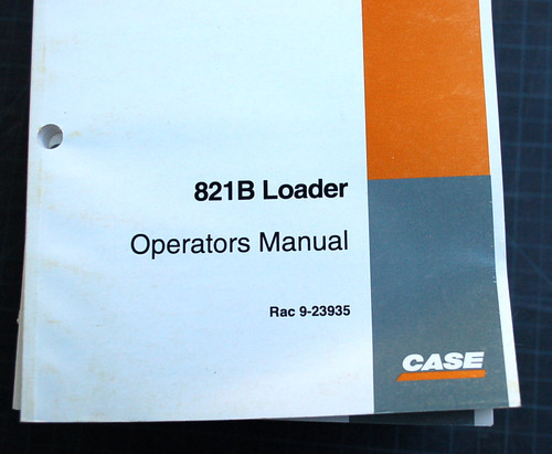 Case 821b front end - case,