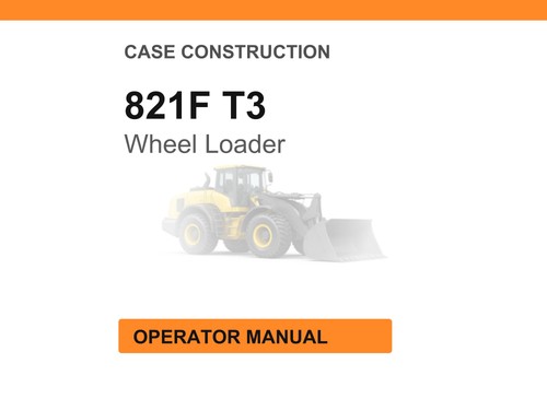 Case 821f wheel loader - 821f,