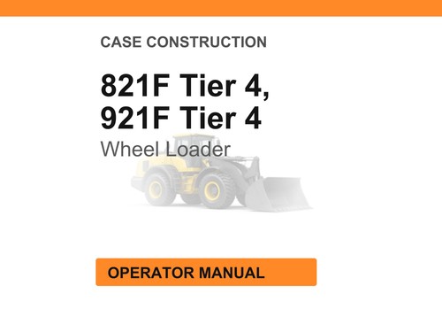 Case 821f tier 921f - tier,