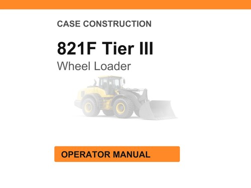 Case 821f tier iii wheel - case,