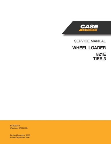 Case 821e tier - tier, 3